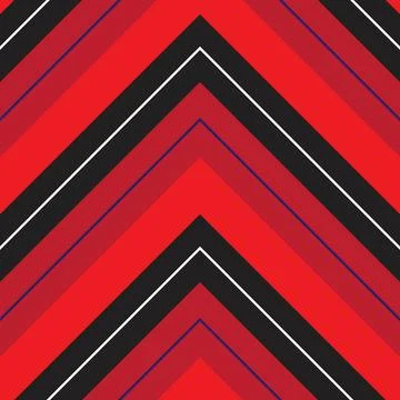 Red Chevron Diagonal Stripes seamless pattern background Stockillustratie