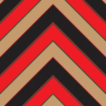 Red Chevron Diagonal Stripes seamless pattern background Stockillustratie