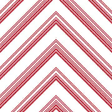 Red Chevron Diagonal Stripes seamless pattern background Illustrazione stock