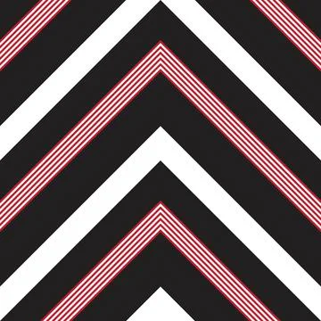 Red Chevron Diagonal Stripes seamless pattern background Stockillustratie