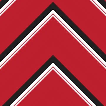 Red Chevron Diagonal Stripes seamless pattern background Stockillustratie