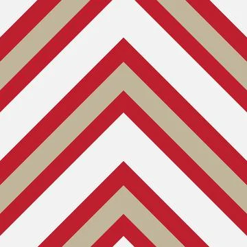 Red Chevron Diagonal Stripes seamless pattern background Stock Illustration