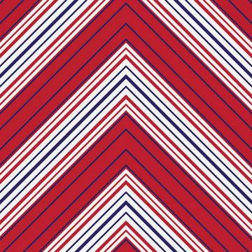 Red Chevron Diagonal Stripes seamless pattern background Stockillustratie