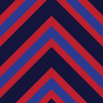Red Chevron Diagonal Stripes seamless pattern background Stock Illustration