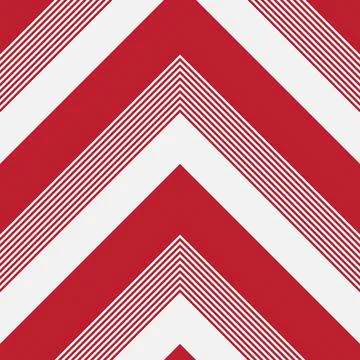 Red Chevron Diagonal Stripes seamless pattern background Stock Illustration