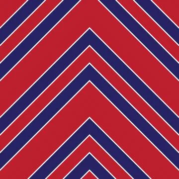 Red Chevron Diagonal Stripes seamless pattern background Stockillustratie