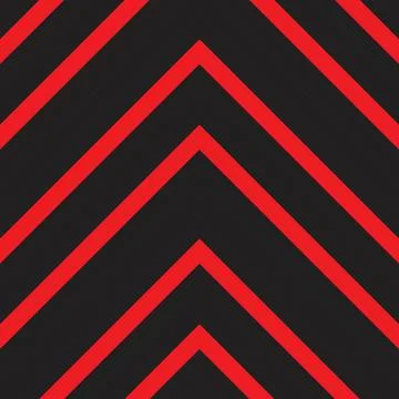 Red Chevron Diagonal Stripes seamless pattern background Stock Illustration