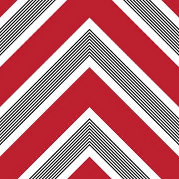 Red Chevron Diagonal Stripes seamless pattern background Stock Illustration