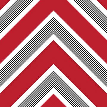 Red Chevron Diagonal Stripes seamless pattern background Illustrazione stock