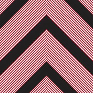 Red Chevron Diagonal Stripes seamless pattern background イラスト素材
