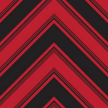 Red Chevron Diagonal Stripes seamless pattern background Stock Illustration