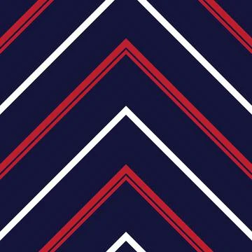 Red Chevron Diagonal Stripes seamless pattern background Stockillustratie