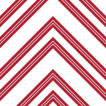 Red Chevron Diagonal Stripes seamless pattern background イラスト素材