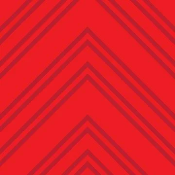 Red Chevron Diagonal Stripes seamless pattern background Stock Illustration