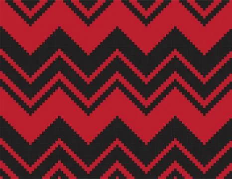 Red Chevron Seamless Pattern Background 스톡 일러스트