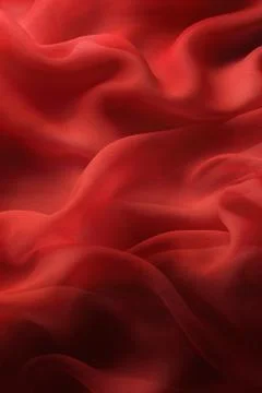 Red chiffon Stock Photos