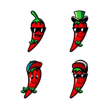 RED CHILI FUN Stock Illustration
