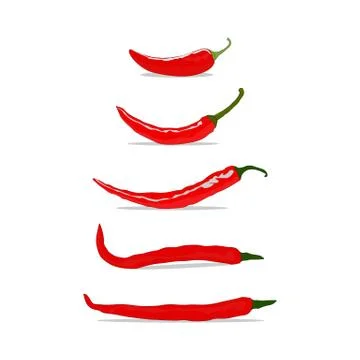 Red chili Stock Illustration