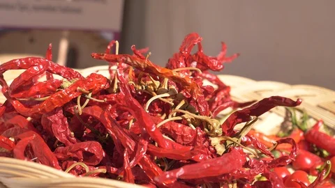 Red chili pepper Video stock 121999040