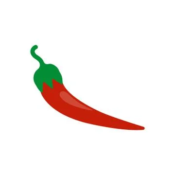 Red chili pepper. Ilustración de archivo