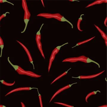 Red chili pepper. イラスト素材