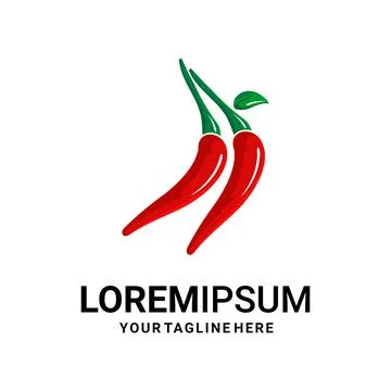 RED CHILI PEPPER VECTOR Stock Illustration