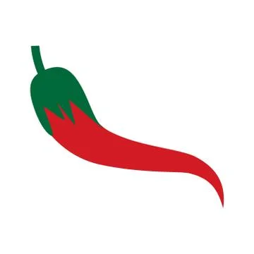 Red chili vector graphic design illustration template Stock Illustration