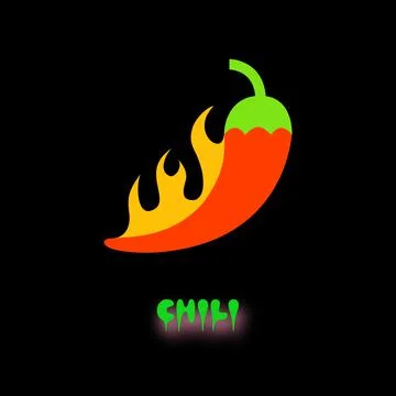 Red chili vector Stock Illustration