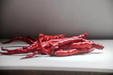 Red chilies Stock Photos