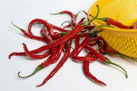 Red chilies Stock Photos