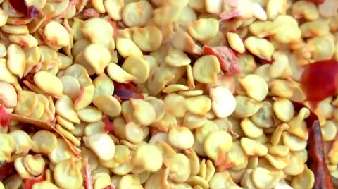 Red chilies pip Stock Footage 36678461