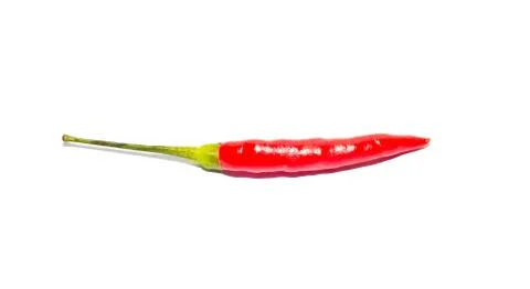 Red chilli isolated on white Stock Photos