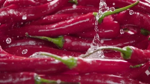 Chilli Splash Stock Footage ~ Royalty Free Stock Videos | Pond5