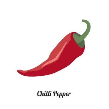 Red chilli pepper Stock Illustration