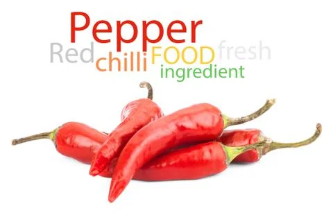 Red chilli pepper Stock Photos