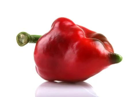Red chilli peppers Foto stock