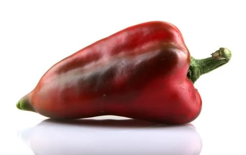 Red chilli peppers Foto stock
