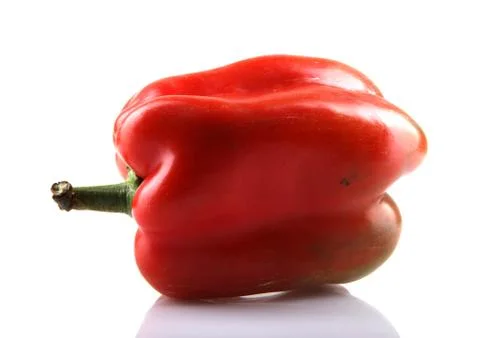 Red chilli peppers Foto stock