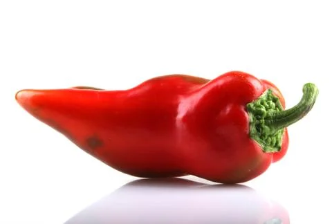 Red chilli peppers Stock Photos