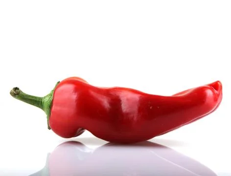 Red chilli peppers Stock Photos