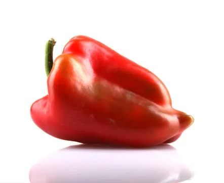 Red chilli peppers Foto stock