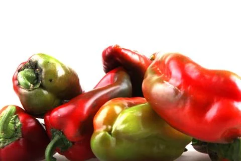 Red chilli peppers Stock Photos