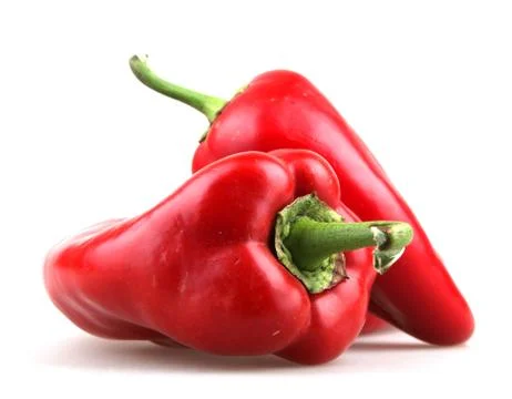 Red chilli peppers Stock-Fotos