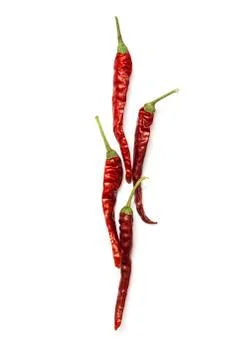 Red chilli peppers Stock Photos