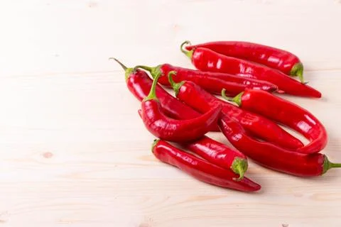 Red chilli peppers Stock Photos