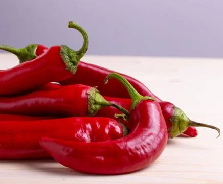 Red chilli peppers Stock Photos