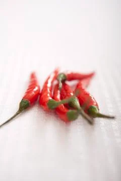 Red chillies Stock Photos