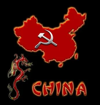 Red china Stock-Illustration