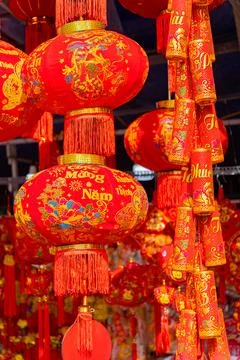 Red Chinese flashlight. Photos