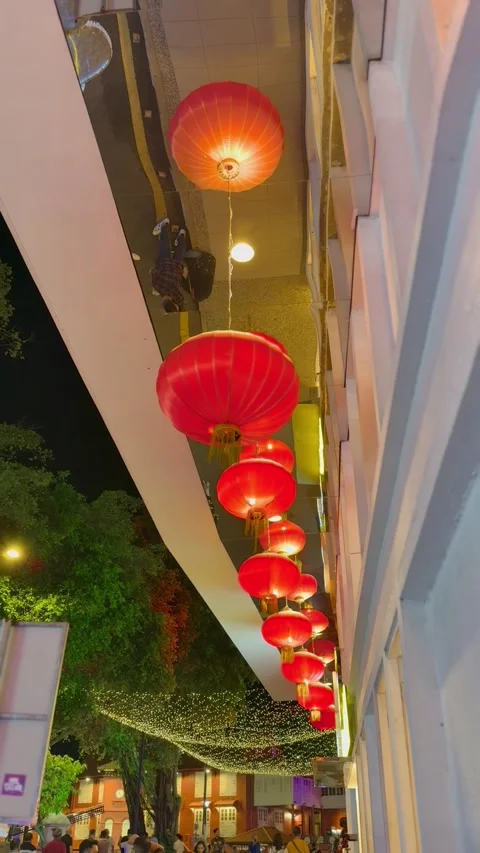 Red chinese lantern Stock Footage 297274541